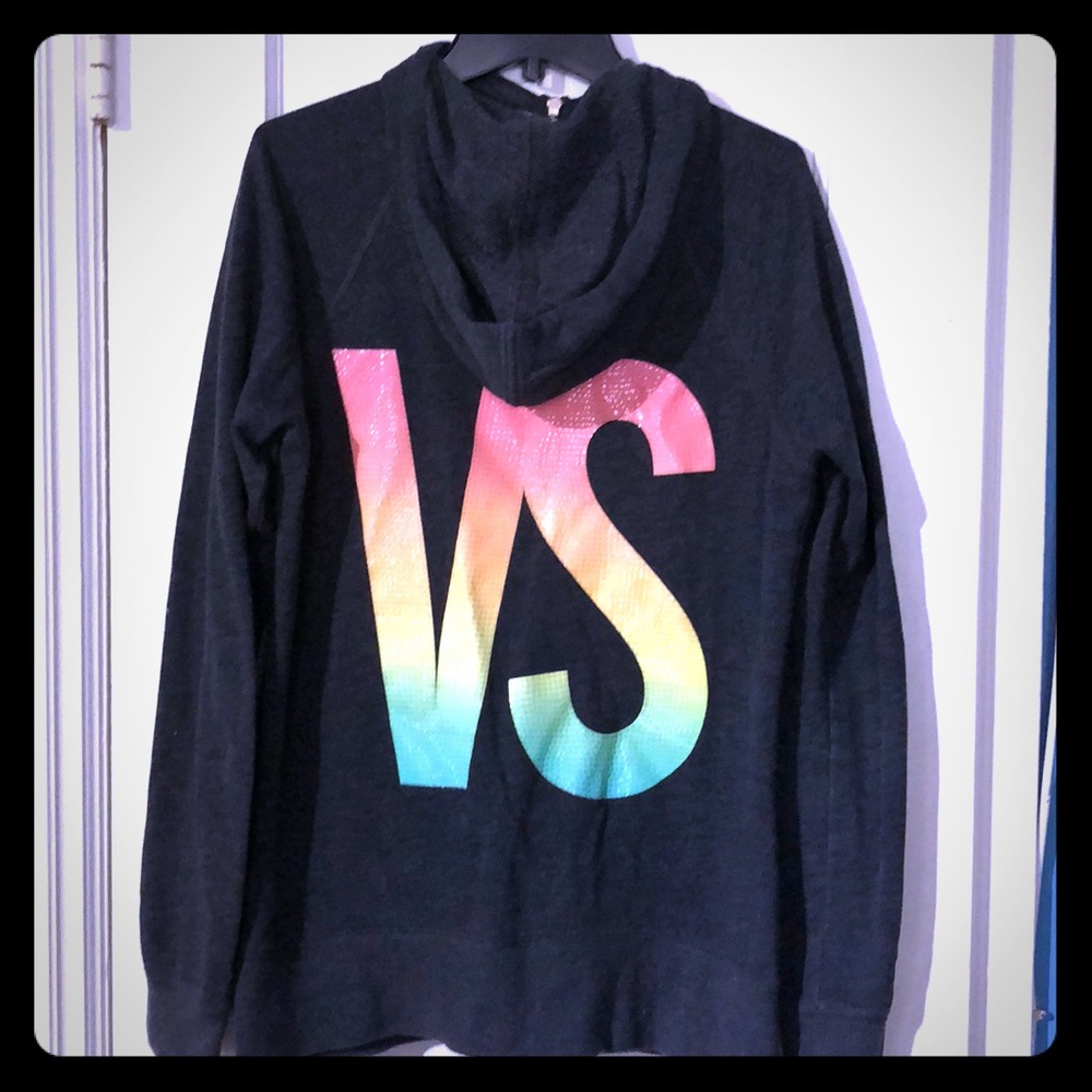 Gray VS zip up hoodie (M)